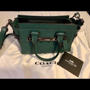 Coach Swagger 27 bag turquoise
